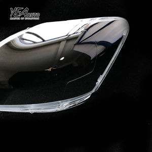 YEA AUTO Cache-phare de voiture, lentille de phare en verre pour Toyota Vios, cache-lentille 2008 - 2012, <span class=keywords><strong>abat</strong></span>-<span class=keywords><strong>jour</strong></span> en PC, coque transparente - Product Image 4