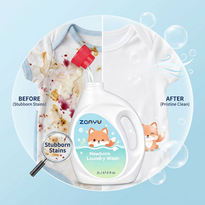 Etichetta privata 2L senza germi neonata lavare il bucato liquido di alta qualità <span class=keywords><strong>detersivo</strong></span> per bucato per uso domestico - Product Image 4