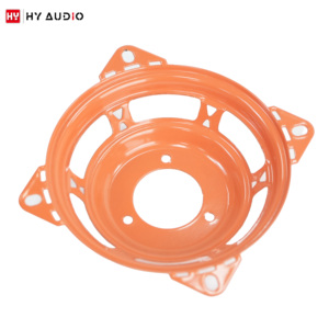 HY AUDIO Châssis de panier d'enceinte en fer, Service OEM/ODM, Châssis métallique pour enceinte de voiture, <span class=keywords><strong>Crossover</strong></span> audio bidirectionnel, Puissance de sortie 50-100W - Product Image 1