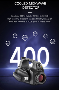 AMS800A 적외선 가스 누출 감지기 가스 누출 감지를 위한 광학 가스 영상 기술이 적용된 열화상 카메라 OEM 지원 - Product Image 3