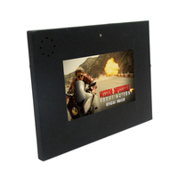 Affiche publicitaire personnalisée lcd de 7 pouces a6, module de brochures vidéo numériques lcd, cartes de vœux