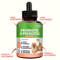 OEM Tetes Herbal Anjing Probiotik Penguat Imunitas Usus Penguat Pencernaan Tetes Cair Probiotik Sistem Kekebalan Tubuh Suplemen Kesehatan Hewan Peliharaan