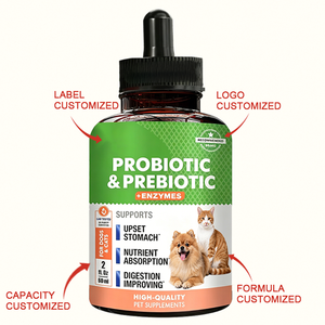 Gotas Herbales Probióticas para Perros OEM, Refuerzo Digestivo e Inmunológico, Gotas Líquidas Probióticas para el Sistema Inmunitario, Suplementos para la Salud de las Mascotas - Product Image 2