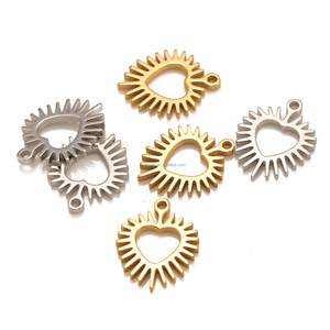 Dijes de Corazón Personalizados con Logotipo Grabado, Colgante con Etiqueta, Dijes de Amor Hechos a Mano, Joyería DIY, Regalo para el Día de la Madre, Cumpleaños, Jubilación - Product Image 5