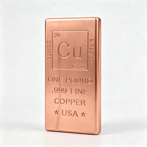 ทองแดงแท่งบริสุทธิ์ 999 น้ำหนักหนึ่งปอนด์ เกรดสำหรับการลงทุน - Product Image 6