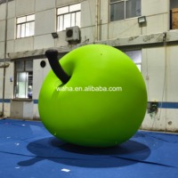 Modèle de tranche d'orange géante gonflable, ballon publicitaire personnalisé en forme de fruit des agrumes pour la promotion de bars à jus et les événements.