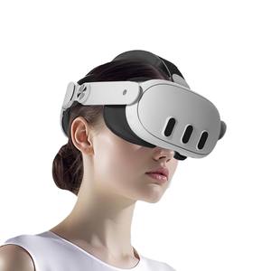 <span class=keywords><strong>Casque</strong></span> 3D de haute qualité pour Meta <span class=keywords><strong>Quest</strong></span> <span class=keywords><strong>3</strong></span> Bandeau réglable Accessoires <span class=keywords><strong>VR</strong></span> - Product Image 1