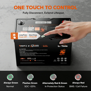 <span class=keywords><strong>16V</strong></span> 16001600wh akıllı EV dereceli <span class=keywords><strong>LiFePO4</strong></span> pil paketi balık bulucu LED göstergesi kendini ısıtma için buz balıkçılık deniz elektronik - Product Image 6