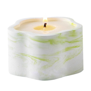 Venta al por mayor bastante barato vacío cerámica vela tarro multicolor vela contenedor para la decoración del hogar - Product Image 2