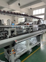Sistema doble Carro doble Cuello de función completa Máquina de tejer plana computarizada de 80 pulgadas Sistema HQ