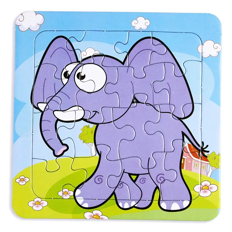 Manufacturers Custom Paper Cartoon Kids Educational Jigsaw Puzzle