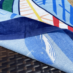 Serviette <span class=keywords><strong>de</strong></span> bain et <span class=keywords><strong>de</strong></span> plage pour enfants 100 % coton, imprimée des deux côtés, séchage rapide et douce - Product Image 4