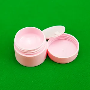 Hot Sale 5g 15g 20g 30g 50g Facial Cream Plastic Jar Black Blue Pink White Sugar Scrub Container Body Face Lip Scrub Containers