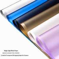 Papier de brouillard Magic Edge imperméable pour boîte cadeau florale, emballage de fleurs pour fleuriste, 56 cm * 20 feuilles, vente en gros