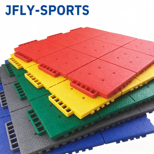 Anti-Slip PP <b>Interlocking</b> Sports <b>Floor</b> Tiles Waterproof Outdoor Basketball Court Modular Flooring <b>Mat</b> For Playground - Product Image 1