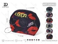 Portamonete Singolo con Cerniera da 5 Pollici, Mini Portafoglio Casual Unisex in Tessuto Non Tessuto con Cinturino da Polso - Product Image 1