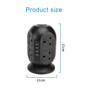Nhà máy nóng bán 8 cách 4 cổng USB điện cắm ổ cắm mở rộng ổ cắm điện đa cắm ổ cắm - Product Image 3