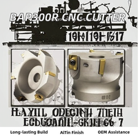Plaquettes en carbure à angle droit YUFU BAP300R/400R, 4 flûtes, 55HRC, pour fraiseuse/tour CNC, fraise à face plate, revêtement AlTiN, OEM/ODM 3M