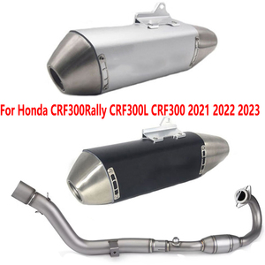 Sistema de Escape Completo para Motocicleta, Silenciador, Tubo de Escape, Escape Slip-on para Honda CRF300Rally <span class=keywords><strong>CRF300L</strong></span> CRF300 2021 2022 <span class=keywords><strong>2023</strong></span> - Product Image 3