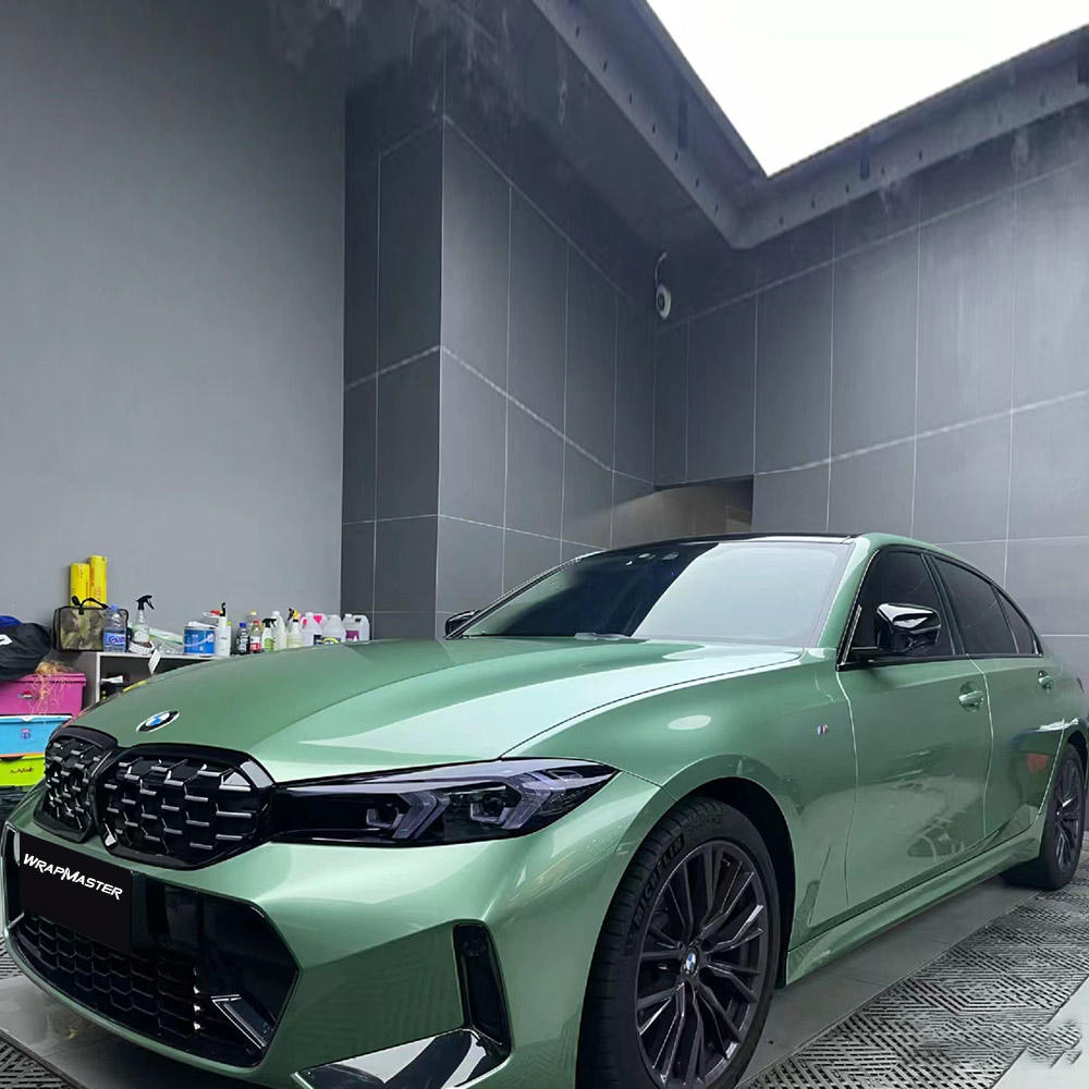 สีเขียวชาเขียวเฟอร์รารีเมทัลลิกมันวาวสุดๆ