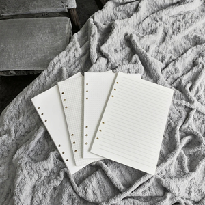 A6 هدية مطبوعة عبوة مبطنة ورقة فضفاضة ورق دفاتر قابلة لإعادة الملء 6 ثقوب - Product Image 3