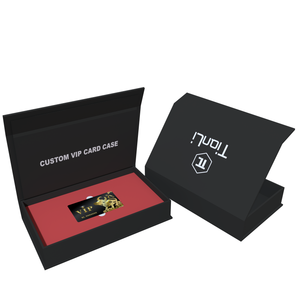 Scatola di carta VIP di lusso Design personalizzato scatola di carta da cartolina magnetica carte regalo scatole di imballaggio con inserto - Product Image 1