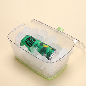 Household Large Capacity Ice Storage Box Rectangle 12 Above Compartments With Lid Quick Freezing Easy Demolding Food Grade - Product Image 2