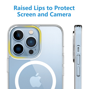 Étuis de téléphone portable magnétiques transparents hybrides de luxe antichoc en TPU et PC de la marque Beelan pour <span class=keywords><strong>iPhone</strong></span> 13 pour <span class=keywords><strong>iPhone</strong></span> <span class=keywords><strong>12</strong></span> - Product Image 5