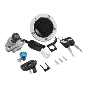 Kit de clés de contact, de serrure de réservoir et de bouchon de carburant TCMT compatible avec <span class=keywords><strong>Kawasaki</strong></span> Z125 Pro 2017-2023, pièces de rechange pour moto XF-28113 - Product Image 2