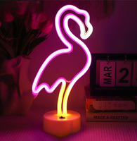Nouvelle Tendance 2026 : Lampe de Table LED Personnalisée avec Base en Plastique, Petit Néon Lumineux, Enseigne Lumineuse, Lumière d'Ambiance Décorative pour Bar