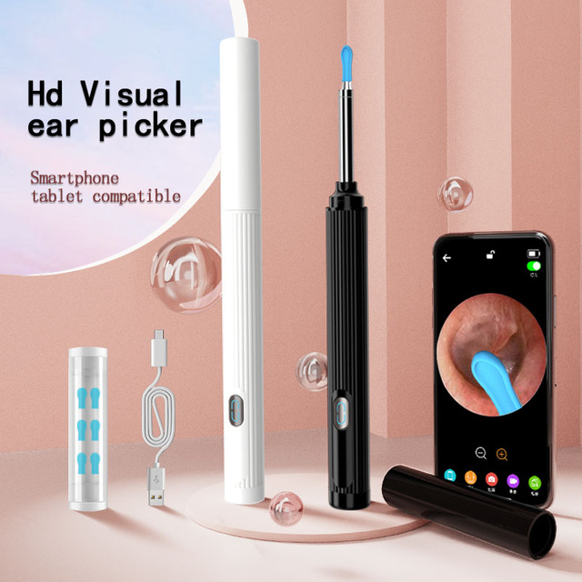 New Arrive YINSTECH YW-12 Visual Ear Camera WiFi HD 1080p ABS Scope Endoscope Ear Wax Cleaner Remover