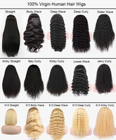 Pelucas al por mayor de cabello humano 100% virgen, doblemente estirado, liso, con cutícula alineada, 13x4 HD Lace Front para mujeres afroamericanas