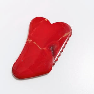 Nueva forma de jaspe de Mookaite herramienta de masaje Guasha masajeador Gua Sha raspado herramienta punta Guastone - Product Image 3