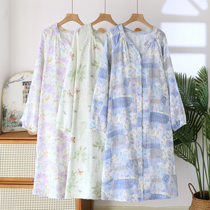 Nuova Collezione in Offerta: <span class=keywords><strong>Camicia</strong></span> <span class=keywords><strong>da</strong></span> <span class=keywords><strong>Notte</strong></span> a Maniche Lunghe per Ragazze, 100% Cotone, Comoda e Traspirante, Abbigliamento <span class=keywords><strong>da</strong></span> <span class=keywords><strong>Notte</strong></span> per Interni - Product Image 3