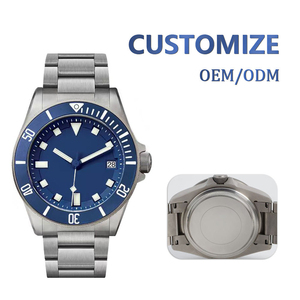 Montre en titane pour homme, entièrement automatique, professionnelle, de plongée, luminescente, avec verre saphir, mécanique. - Product Image 2