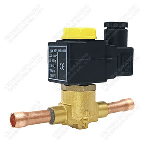 1068/3 3/8 ''lehim için <span class=keywords><strong>2</strong></span> yollu NC soğutma Solenoid vana HVAC sistemi klima buzdolabı parçaları 24V 110V 220V - Product Image 1