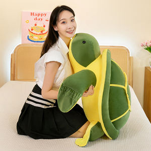 Poupée <span class=keywords><strong>tortue</strong></span> verte en <span class=keywords><strong>peluche</strong></span> jouet en <span class=keywords><strong>peluche</strong></span> oreiller doux et mignon - Product Image 4