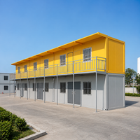 Casa Contenedor Móvil Desmontable de Bajo Costo de 30 y 40 Pies para Alojamiento de Trabajadores con Baño para Campamentos en Obras de Construcción