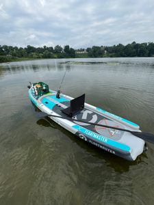 Kayak Inflable SUP de Doble Cámara para Pesca, Tabla Portátil con 3 Aletas, Accesorio para Stand Up Paddleboarding CT01, Personalizable - Product Image 2