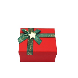 Recyclable Customizable Luxury <b>Christmas</b> <b>Gift</b> <b>Boxes</b> Eco-Friendly Stylish Modern Style Ribbon Decoration UV Fo Gifting Packaging - Product Image 3