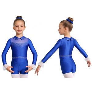 Costumes <span class=keywords><strong>de</strong></span> <span class=keywords><strong>gymnastique</strong></span> pour filles <span class=keywords><strong>de</strong></span> 6 à 16 ans, <span class=keywords><strong>tenue</strong></span> <span class=keywords><strong>de</strong></span> patinage artistique, justaucorps avec short et bandeau pour spectacles <span class=keywords><strong>de</strong></span> danse - Product Image 2