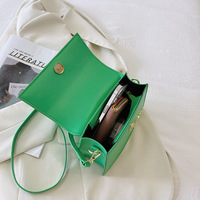 Sac à main tendance transfrontalier euro-américain SY, nouveau sac structuré chic texturé, bandoulière croisée à deux rabats en PU carré