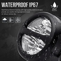 OPPLIGHT 3 pouces 4800LM LED Work Pod Light Spot Beam Running Light Compatible avec Trucks SUV UTV ATV 4x4 Motorcycle Boat