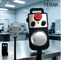 TEBAK 5V 100PPR Generador de Pulsos Manual Electrónico (MPG) con Paro de Emergencia para Fresadora, Router y Torno