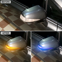 2 Buah Lampu Sein Dinamis LED Lampu Kaca Spion Samping untuk HONDA CIVIC 2006-2011 Sedan FA FD 1 2 3 4 5
