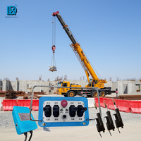 Télécommande radio hydraulique à 4 leviers pour grues, pièces de télécommande pour grues, télécommandes pour camions RC