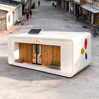 Maison Modulaire Préfabriquée de Luxe en Conteneur avec Structure en Acier Léger, Design Moderne, Utilisation Extérieure, Tailles 20ft/40ft, Prête à l'emploi (avec chambre)