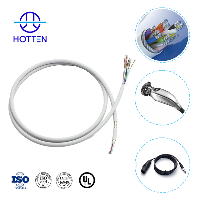 Hotten Precision Medical 4K Hd Cable Silicone 50 Core Hd Endoscope Handle Cable Medical Cable