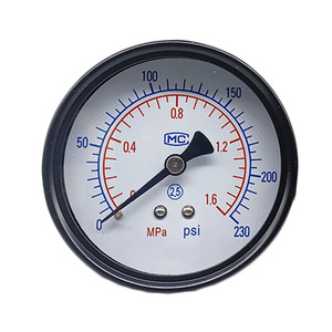 Manomètre axial Y 60Z 0-1Mpa 150Psi Cadran 60mm Filetage 1/4PT - Product Image 1
