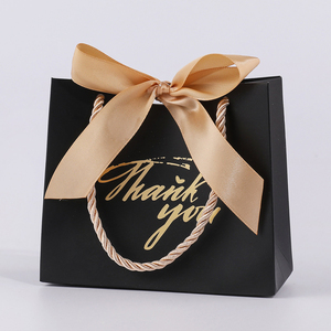 Small <strong>Gift</strong> <strong>Bag</strong> Thank You <strong>Gift</strong> <strong>Bags</strong> with Rose <strong>Red</strong> Bow Ribbon Pink Pattern Paper <strong>Gift</strong> <strong>Bags</strong> Bulk for Wedding - Product Image 4